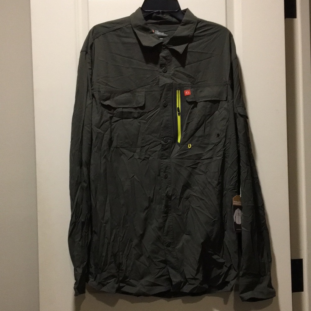 NWT The American Outdoorsman button down Fishing Hunting Hiking Shirt size XXL